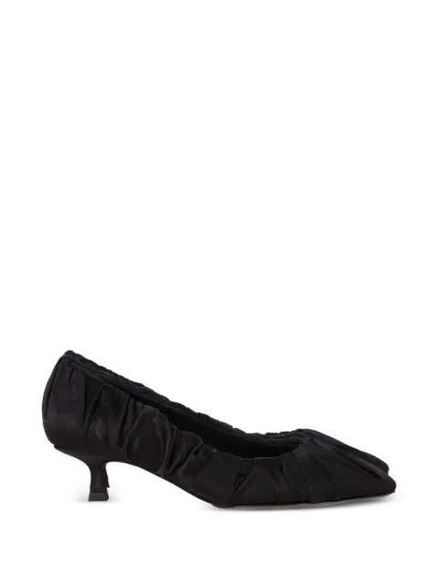 KHAITE Pre-Owned Palmero ruched pumps Black NAPPUGBSH464498W