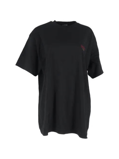 Balenciaga Pre-Owned Sinners logo print cotton T-shirt Black NAPPUGBCL464033W