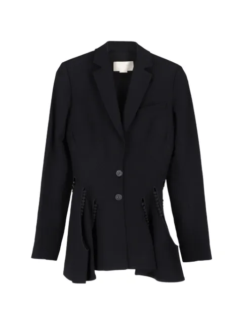 Antonio Berardi Vintage crepe cut-out blazer Black NAPPUGBCL466597W