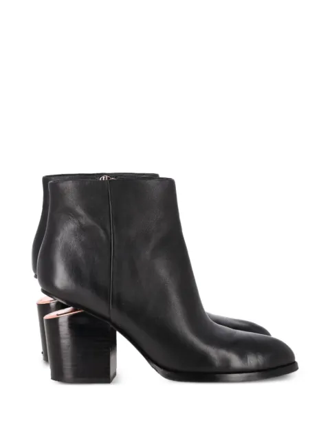 Pre-Owned Alexander Wang gabi leather ankle boots Black NAPPUGBSH464718W