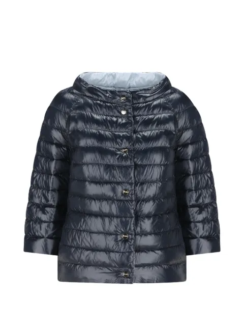 Herno button padded jacket Blue PI0769D12017Z