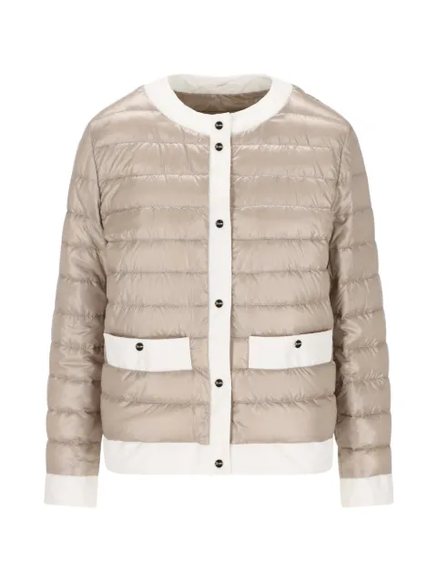 Herno quilted button jacket Neutrals PI002203D12017Z1985