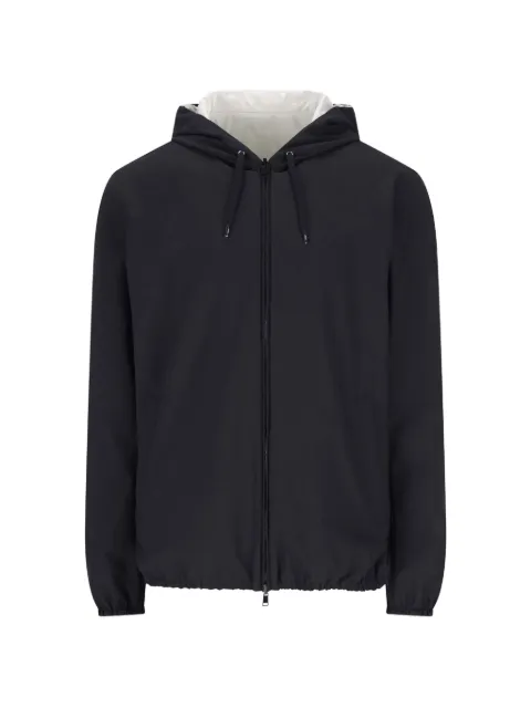 Herno zip hooded jacket Blue GI000591U