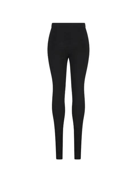Gucci gg motif ribbed leggings Black 852277XKFCP