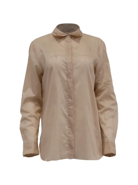 Theory hidden-buttoned shirt Neutrals GILTPUUSCL555052W