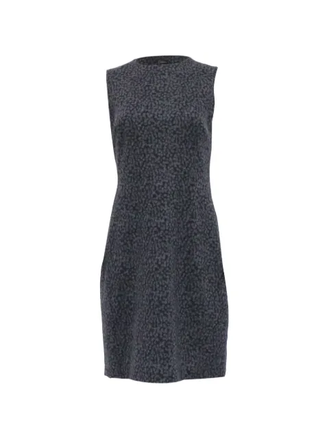Akris patterned mini shift dress Grey NAPPUUSCL542455W