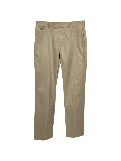 Louis Vuitton Pre-Owned adjustable-tabs trousers Neutrals MRPPUUSCL458998M