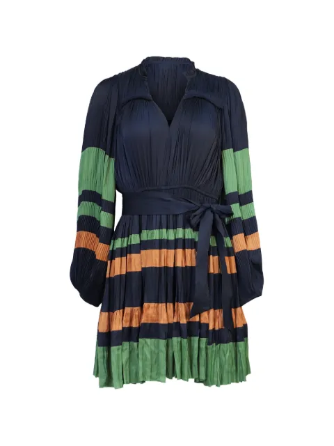 Ulla Johnson Alia pleated mini dress Blue NAPPUUSCL515259W