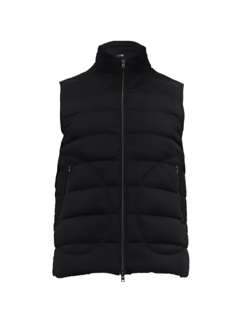 Herno zip-up padded gilet Black MRPPUUSCL629867M