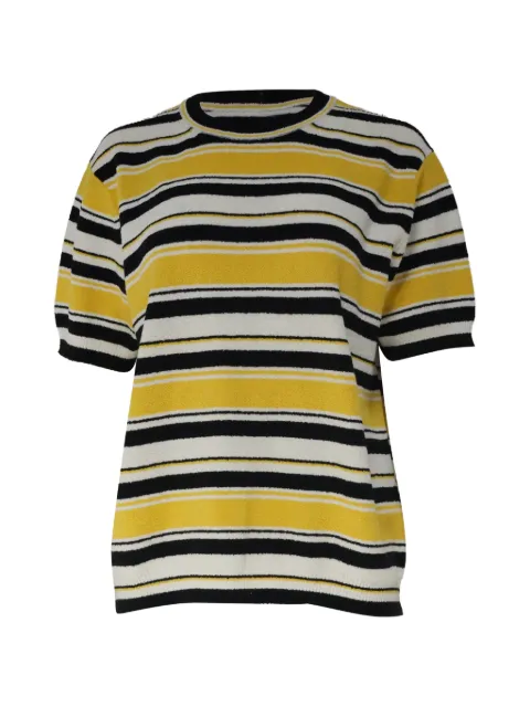 Marc Jacobs Vintage striped crewneck top Yellow TONPUUSCL585752W