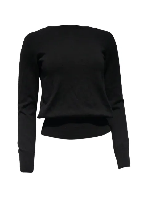 Moschino Pre-Owned open back sweater Black GILTPUUSCL611747W
