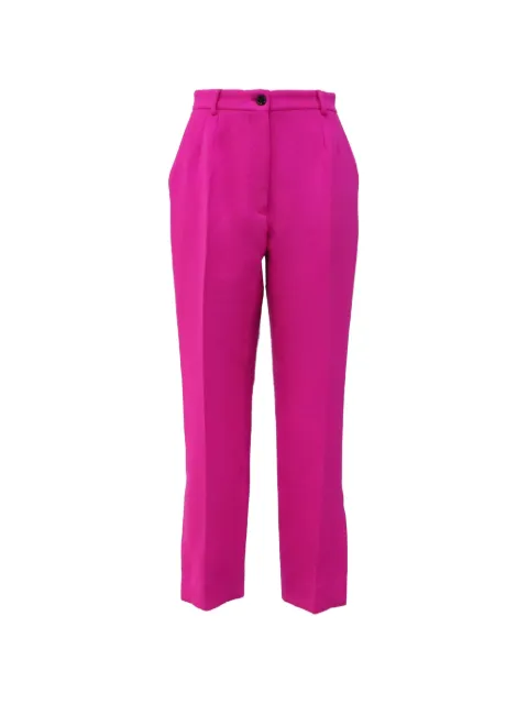 Dolce & Gabbana Pre-Owned tailored high-rise trousers Pink NAPPUUSCL586952W