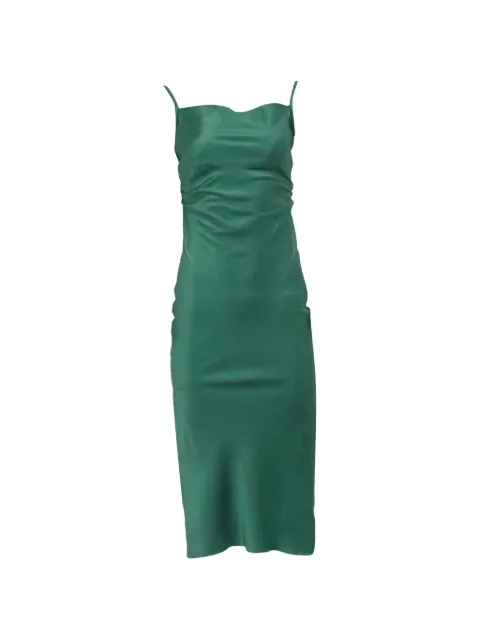 Nanushka square-neck midi dress Green NAPPUUSCL556779W