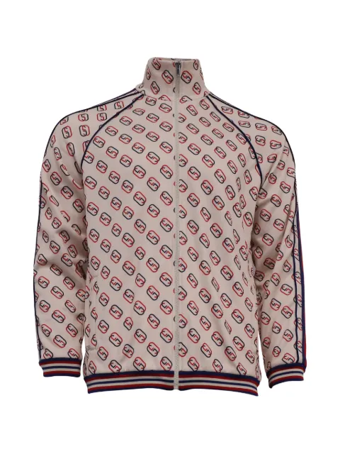 Gucci Pre-Owned logo-print track jacket Neutrals MRPPUUSCL563967M