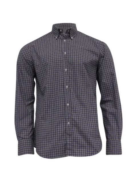 Brunello Cucinelli Vintage check-pattern buttoned shirt Blue MRPPUUSCL578671M