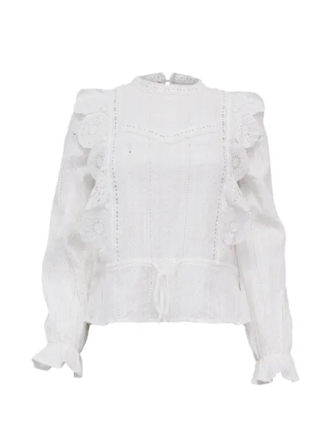 Maje Victorian lace blouse White NAPPUUSCL525576W