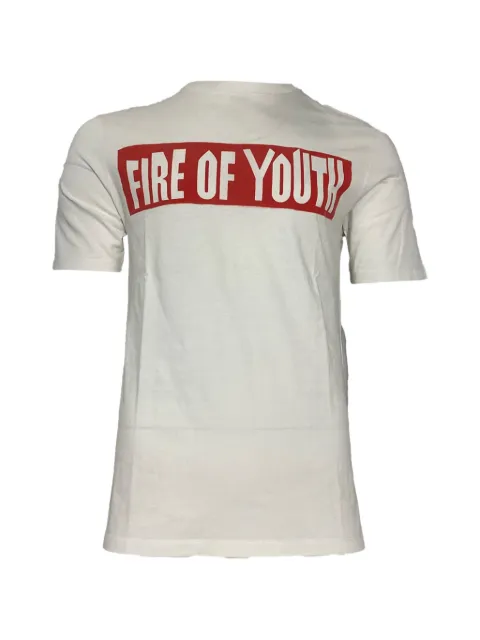 Loewe Pre-Owned Fire Of Youth graphic-print T-shirt White MRPPUUSCL457358M
