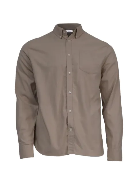 Mr P. button-up long-sleeve shirt Neutrals MRPPUUSCL511638M