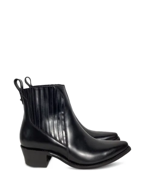 Valentino Garavani Pre-Owned pointed-toe cowboy boots Black NAPPUUSSH452804W