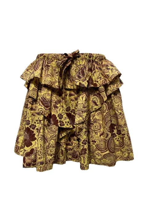 Ulla Johnson Sigrid ruffled skirt Yellow NAPPUUSCL427825W