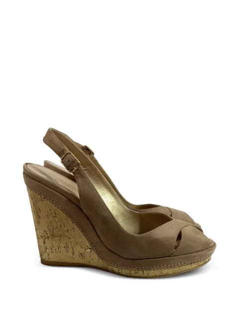 Stuart Weitzman peep-toe sandals Brown NAPPUUSSH447879W