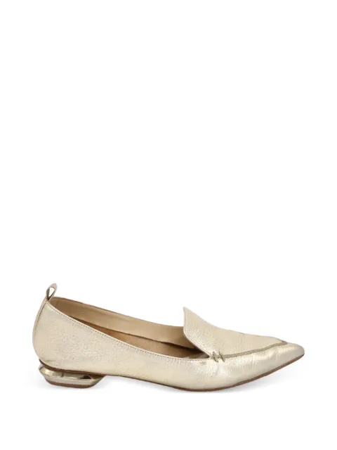 Nicholas Kirkwood Beya pointed-toe loafers Gold NAPPUGBSH253091W