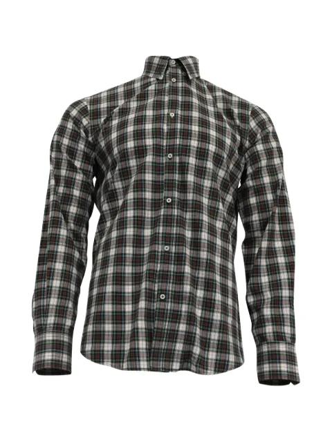 DSQUARED2 plaid-pattern long-sleeve shirt White MRPPUUSCL508711M