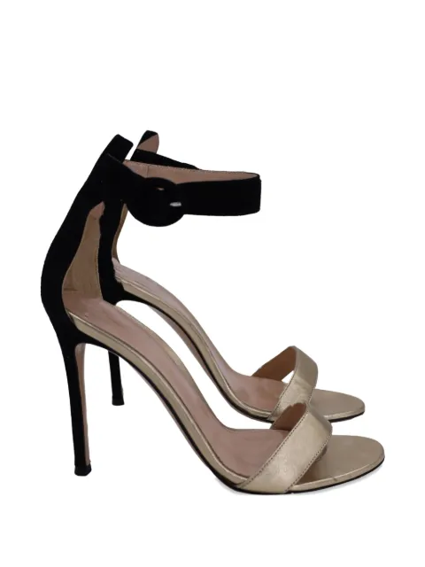 Gianvito Rossi Portofino buckled sandals Gold NAPPUUSSH376995W