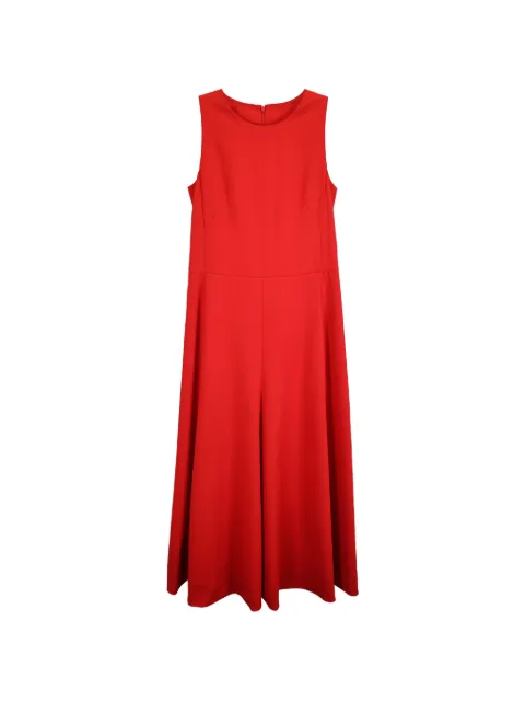 Akris fluted midi dress Red NAPPUUSCL374012W