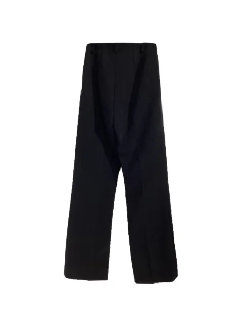Saint Laurent Pre-Owned wide-leg wool trousers Black NAPPUUSCL453121W