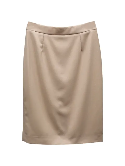 Stella McCartney Pre-Owned wool pencil skirt Neutrals NAPPUGBCL214476W