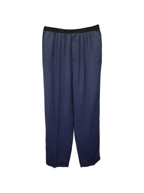 Balenciaga Pre-Owned elasticated-waistband trousers Blue BADOPLCL293135M