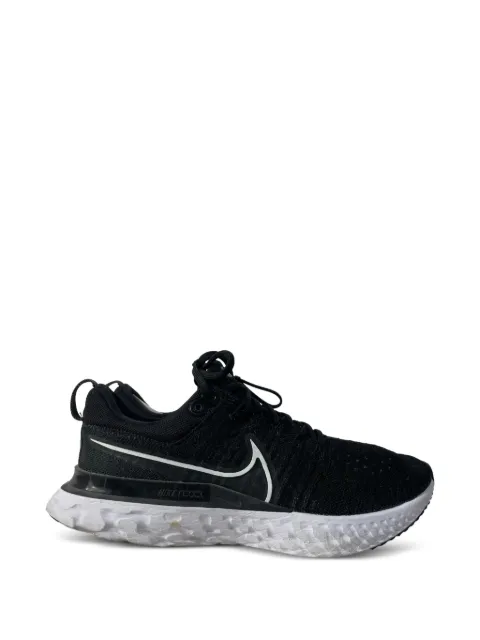 Nike Vintage React Infinity Run Flyknit III logo detail running shoes Black NAPPUUSSH423317M
