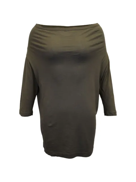 Dries Van Noten Pre-Owned off-shoulder mini dress Green NAPPUUSCL366790W