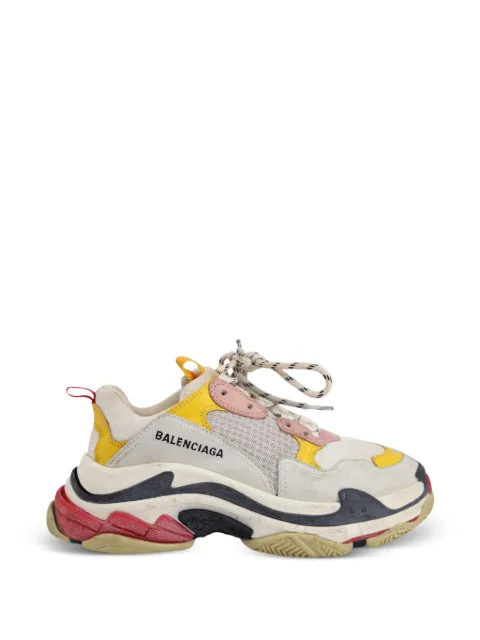 Balenciaga Pre-Owned Triple S leather sneakers Neutrals BADOFRSH202979M
