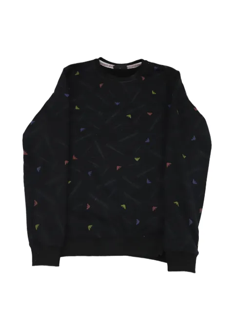 Emporio Armani Pre-Owned logo-print sweatshirt Black TONPUGBCL142020W