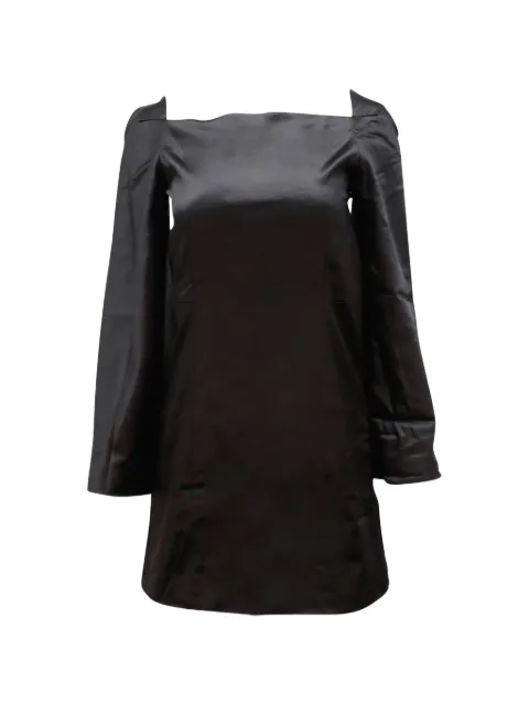 Rosetta Getty square-neck dress Black NAPPUGBCL093862W