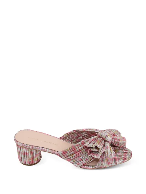 Loeffler Randall bow sandals Pink NAPPUGBSH127146W