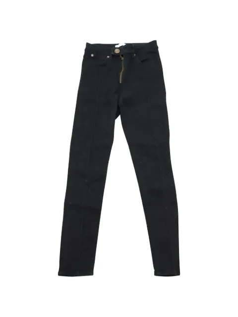 SANDRO zip-fastening skinny jeans Black NAPPUGBCL097188W