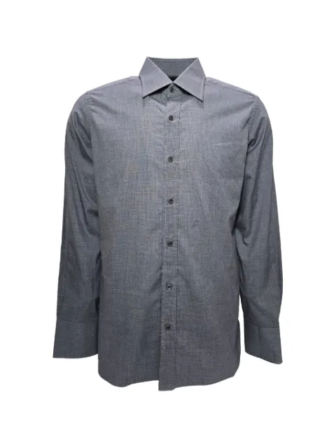 Tom Ford Vintage check-pattern shirt Grey MRPPUUSCL420440M