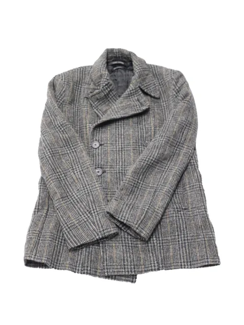 Marc Jacobs Vintage Plaid double-breasted pea blazer Grey MRPPUGBCL126657M