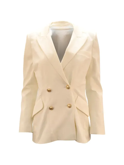 Derek Lam Crosby Rodeo peak-lapel blazer Neutrals NAPPUGBCL099425W