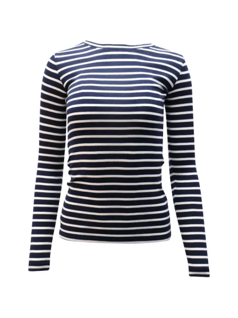 Vince striped long-sleeve top Blue NAPPUGBCL106503W