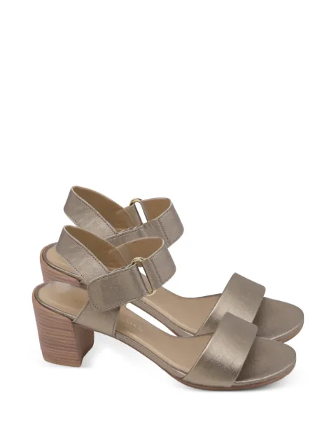 Stuart Weitzman ankle-strap block-heel sandals Gold GILTPUUSSH627124W