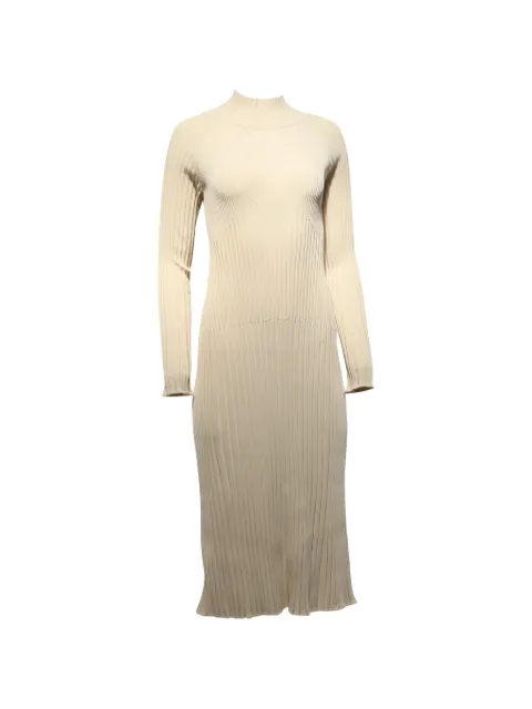 Proenza Schouler ribbed midi dress Neutrals NAPPUUSCL613783W