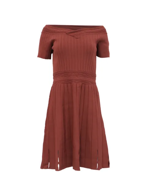 SANDRO Lottie off-shoulder mini dress Red GILTPUUSCL626299W