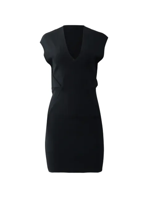 Pre-Owned Alexander Wang V-neck mini dress Black GILTPUUSCL611621W