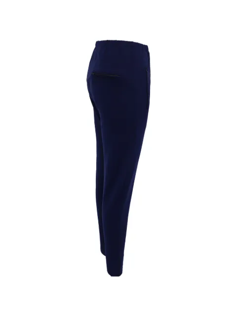 Balenciaga Pre-Owned gartered-detail trousers Blue BAPUUSCL499797W