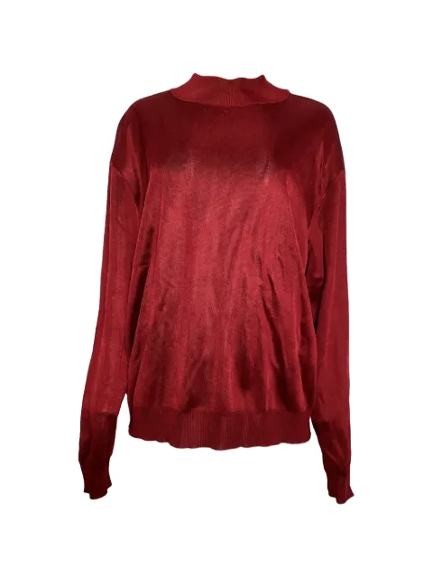 Alaïa Pre-Owned mock-neck sweater Red NAPPUUSCL459074W