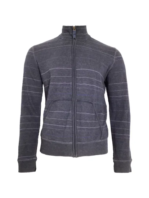 BOSS zip-up striped sweatshirt Blue NAPPUUSCL459789M